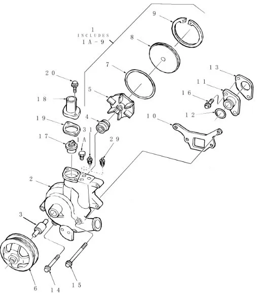 87800714 - насос водяной