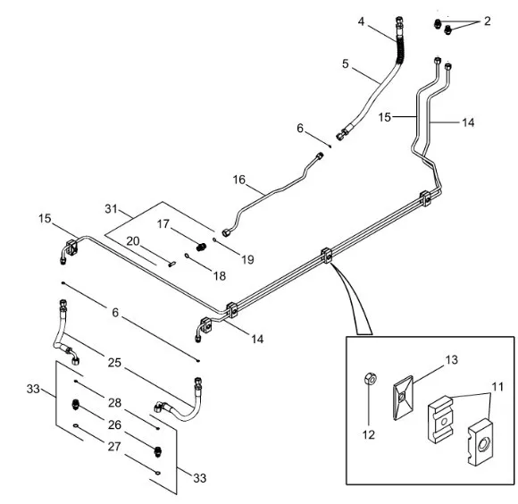 87582257 - Шланг тормозной TGT8./Mg.