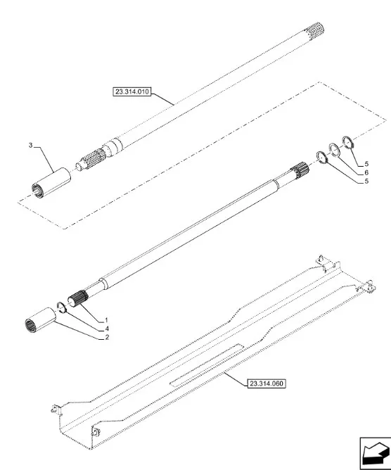 87399307 - Приводной вал