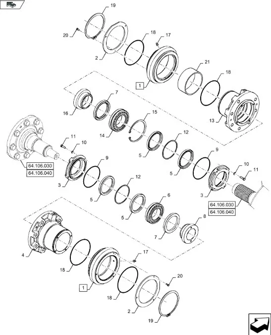 87371836 - корпус подшипника